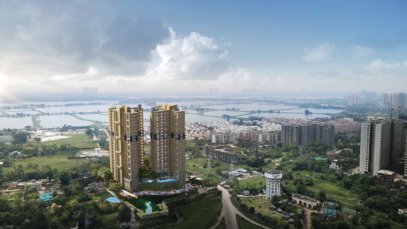 3 BHK flat sale at Newtown AAI | Vinayak Atlantis