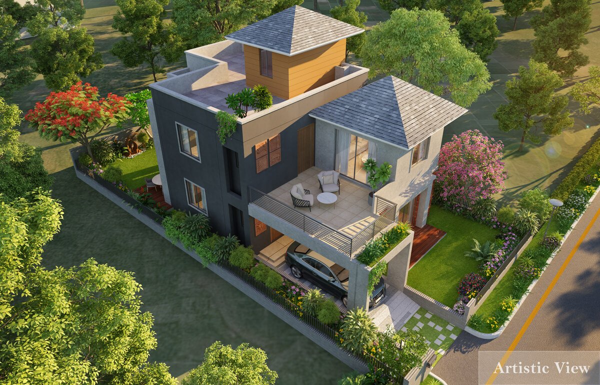 4 katha Bungalows for Sale | Buy Home at Newtown Villas