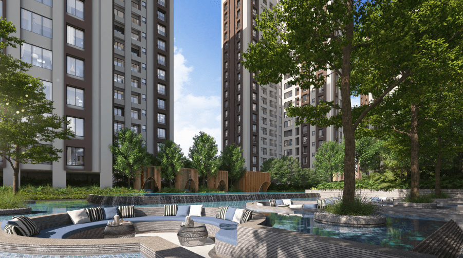 3 BHK 1815 sqft at Srijan Townsquare luxury apartment