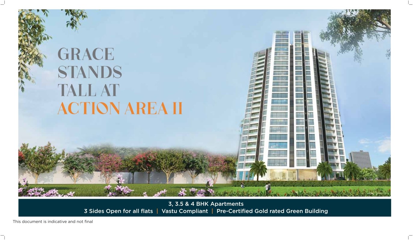 4 BHK 2350 sqft flat for sale Orbit Urban Park Newtown