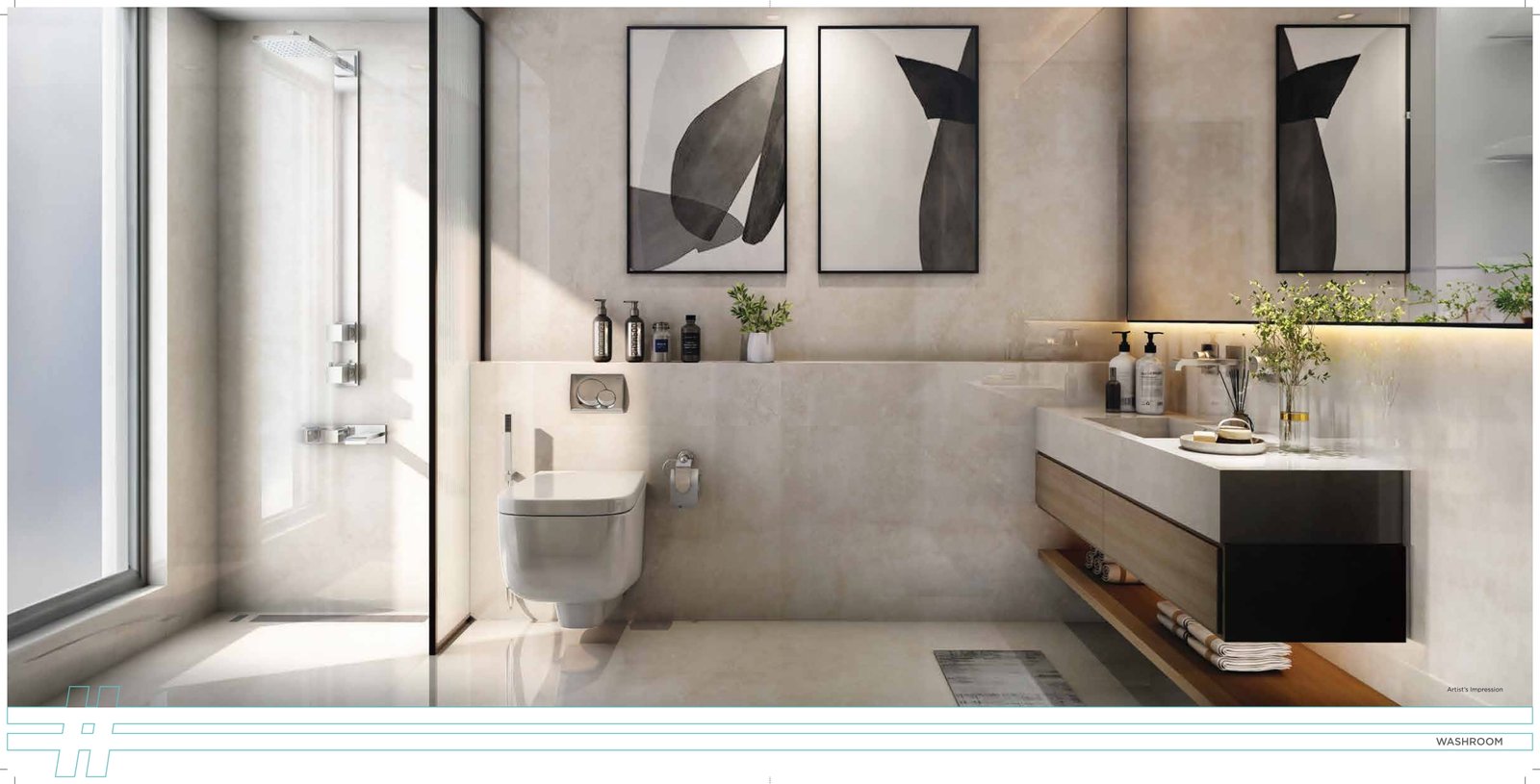 4 BHK 2705 sqft at Srijan Town Square Kolkata | luxury apartment at Newtown AA1