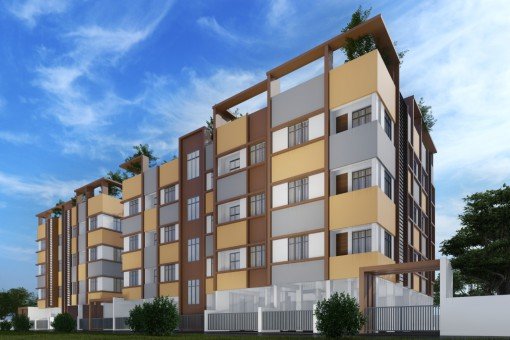 3 BHK 1136 sqft flat for sale at Rajarhat Chowmatha